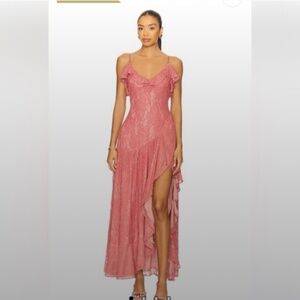 Jada Maxi Dress in Dusty Rose
Tularosa, XS